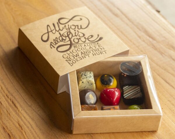 vensterbox 9 huisgemaakte bonbons all you need is chocolate