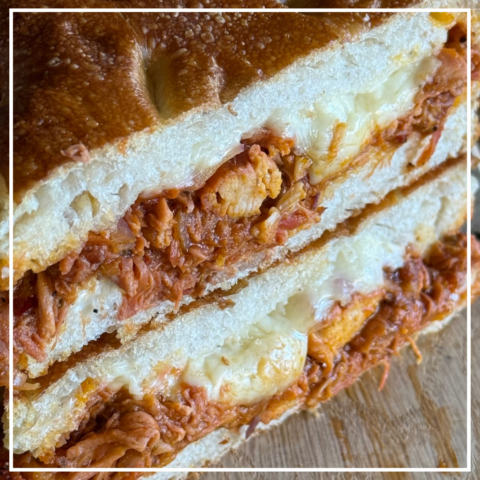 Pulled Chicken Toasty!
